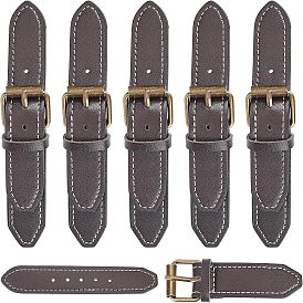 6 Пряжка-тоггл из искусственной кожи, со сплавочной фурнитурой, для сумки свитер куртка пальто, аксессуары для шитья своими руками