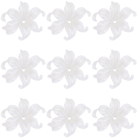 50шт. пластиковые колпачки для бусин, цветок