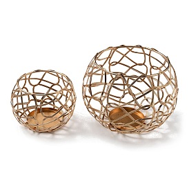 2 шт. 2 стили железный подсвечник, идеальное украшение для домашней вечеринки, полый, Чаша