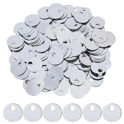 2500пластиковые подвески, плоско-круглые