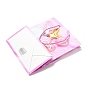 4 Colors Valentine's Day Love Paper Gift Bags, Rectangle Shopping Bags, Wedding Gift Bags with Handles, Mixed Color