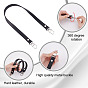 Cowhide Leather Bag Handles, with Alloy Swivel Clasps, for Bag Replacement Accessories