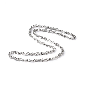 201 Stainless Steel Rope Chain Necklace for Men Women