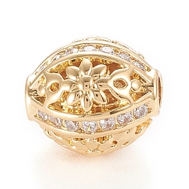 Латунные микропаве из прозрачного кубического циркония, долговечный, лошадиный глаз 