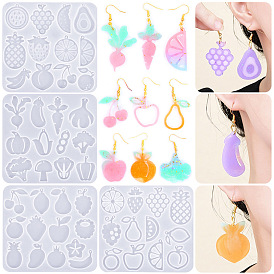 DIY Silicone Pendant Molds, Decoration Making, Resin Casting Molds, For UV Resin, Epoxy Resin Jewelry Making, Square