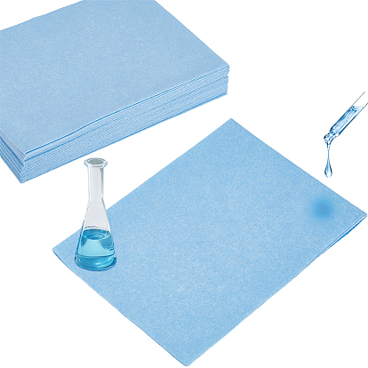 Papier buvard rectangulaire absorbant l'eau, papier de nettoyage de laboratoire