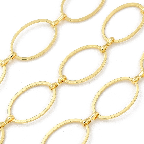 Латунные звенья цепи с покрытием стойки, долговечный, несварные, овальные