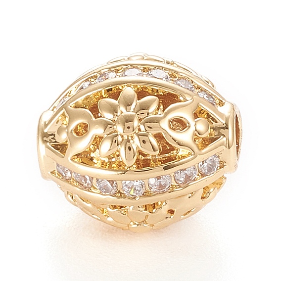 Латунные микропаве из прозрачного кубического циркония, долговечный, лошадиный глаз 