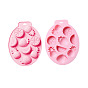 2Pcs Fruit Shape DIY Silicone Molds, Resin Casting Molds, for UV Resin & Epoxy Resin Craft Making