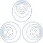 Hoops Macrame Rin, for Crafts and Woven Net/Web with Feather Supplies