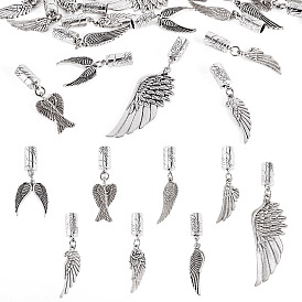 16шт 8 стиль сплав наконечник шнура, перо