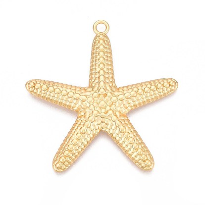 Стойки обшивки сплава большие кулоны, морская звезда, без кадмия и без свинца