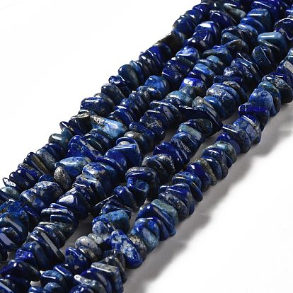 Natural Lapis Lazuli Beads Strands, Nuggets