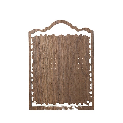 Подставка-органайзер для ювелирных изделий из фибрового картона, держатель для украшений с сеткой-органайзером для сережек 3 ярусы