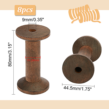 Деревянные пустые катушки, для проволоки, шнур, упаковка ювелирных цепочек