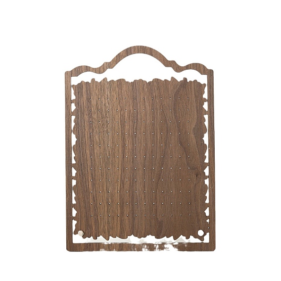 Подставка-органайзер для ювелирных изделий из фибрового картона, держатель для украшений с сеткой-органайзером для сережек 3 ярусы