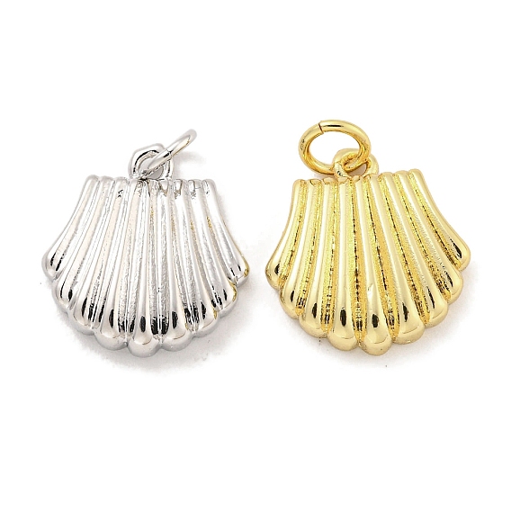 Латунь прелести, с прыжковых колец, долговечный, без свинца и без кадмия, морские раковины