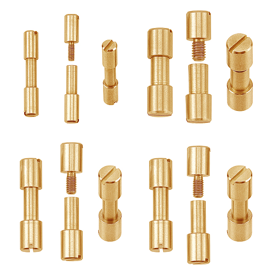 12 Set 4 Style Brass Rivet, Column