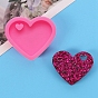 DIY Silicone Heart Pendant Molds, Resin Casting Molds, for UV Resin, Epoxy Resin Craft Making