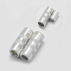 925 магнитные застежки из стерлингового серебра, с печатью s925, колонка