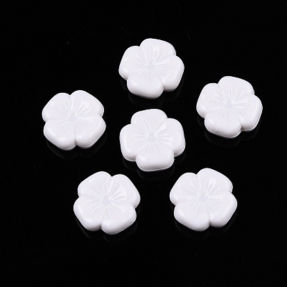 Непрозрачные акриловые бусины, цветок