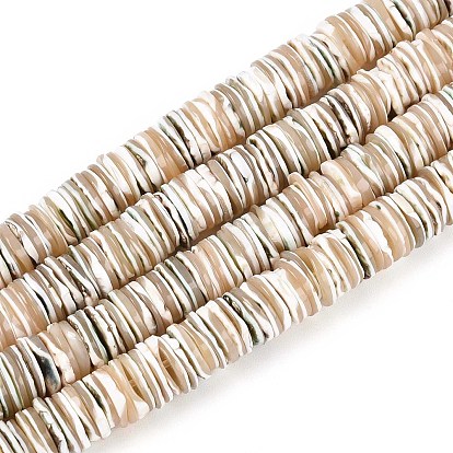 Светящиеся нити бусин из натуральных ракушек морских ракушек, диск, Heishi бусы