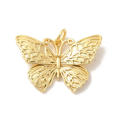 Латунные подвески, без кадмия, без никеля и без свинца, с целью перехода в кольце, бабочка