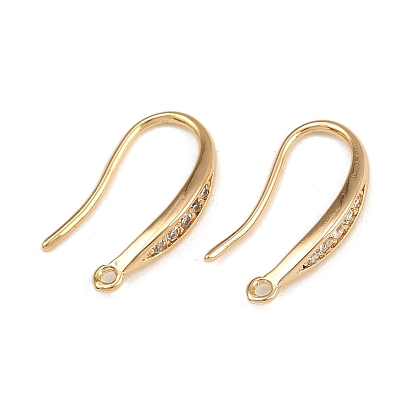 Латунные крючки для серьги из чистого циркония, без никеля 