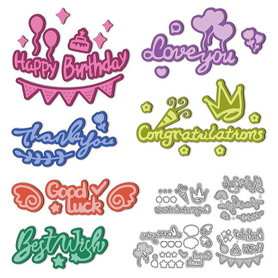 Углеродистая сталь разрезает трафареты, для diy scrapbooking, Фотоальбом, декоративная бумага для тиснения, форма для поздравительных открыток