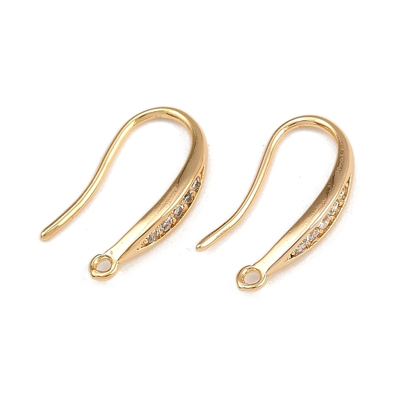 Латунные крючки для серьги из чистого циркония, без никеля 