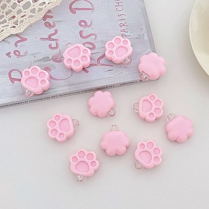 Непрозрачные и прозрачные акриловые бусины, коготь