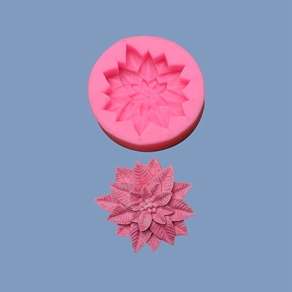 Moules en silicone pour fleurs de qualité alimentaire, moules fondants, pour la décoration de gâteau de bricolage, chocolat, candy, fabrication de bijoux en résine uv & résine époxy