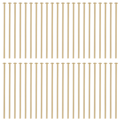 4 сумки латунные плоские головки штифтов, долговечный, для изготовления ювелирных изделий