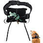 Polyester & Velvet Pillow Displays for Rings, Bowknot, with Alloy Swivel Clasps