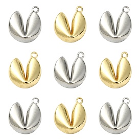 10 шт. 2 цвета латунные подвески, долговечный, талисманы для печенья с предсказанием