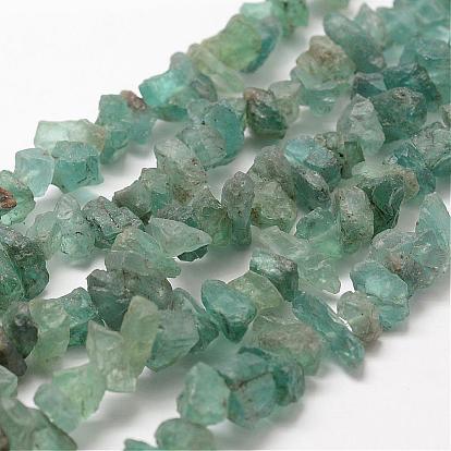 Perles naturelles apatite brins, nuggets