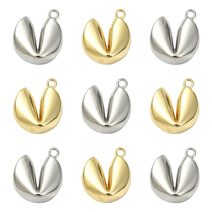 10 шт. 2 цвета латунные подвески, долговечный, талисманы для печенья с предсказанием