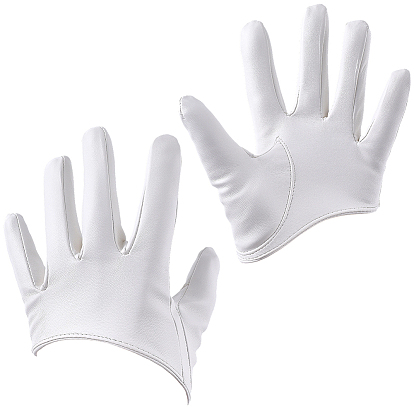 Gants demi-paume en cuir PU