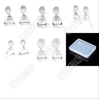 10 Stück 5 Stil 925 Sterling Silber Eispickel-Klemmösen