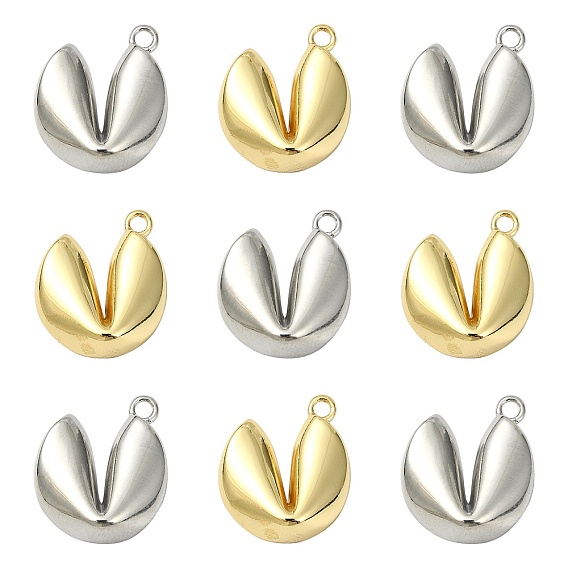 10 шт. 2 цвета латунные подвески, долговечный, талисманы для печенья с предсказанием