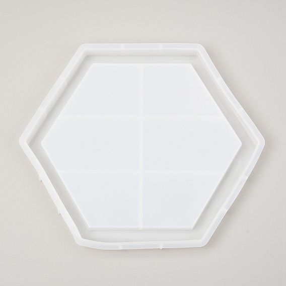 Hexagon Tangram Silicone Molds, Casting Molds, for UV Resin, Epoxy Resin Logic IQ Game Toy Craft Making