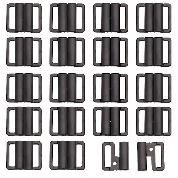 30шт. пластиковые зажимы для бикини, запасная часть застежки бюстгальтера, застежка на нижнее белье