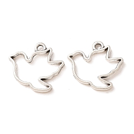 Tibetan Style Alloy Pendants, Dove Charms