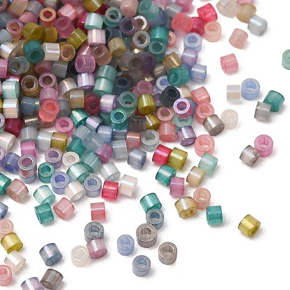 Glass Seed Beads, Imitation Cat Eye Beads, Column