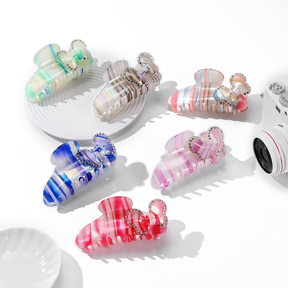 Заколки для волос в форме когтей из ацетата целлюлозы, аксессуары для волос для женщин и девочек, рыба