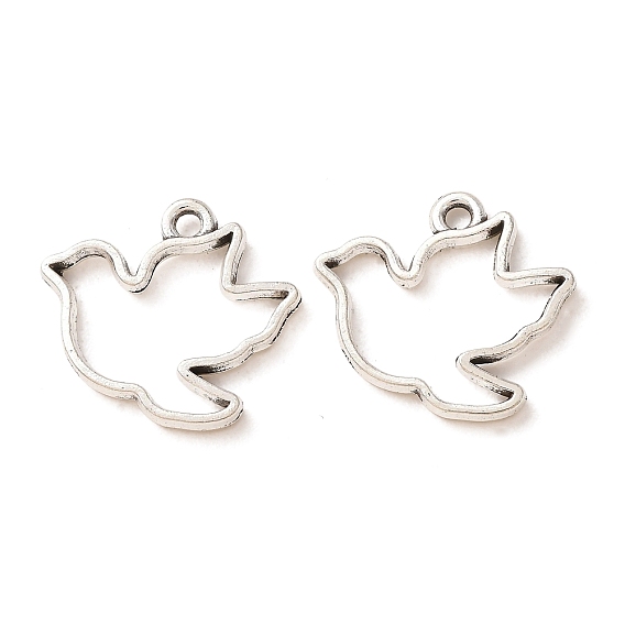 Tibetan Style Alloy Pendants, Dove Charms