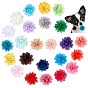25 Stück 25 Farben Chiffon Kostümzubehör, Blume