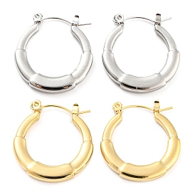 Ring 304 Stainless Steel Hoop Earrings for Women