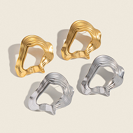 304 серьги-гвоздики из нержавеющей стали