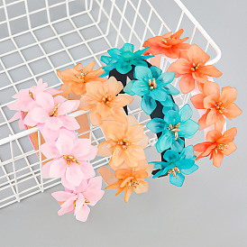 Resin Flower Headband for Women, Fashionable Wide-Brimmed and Exaggerated Hair Accessories